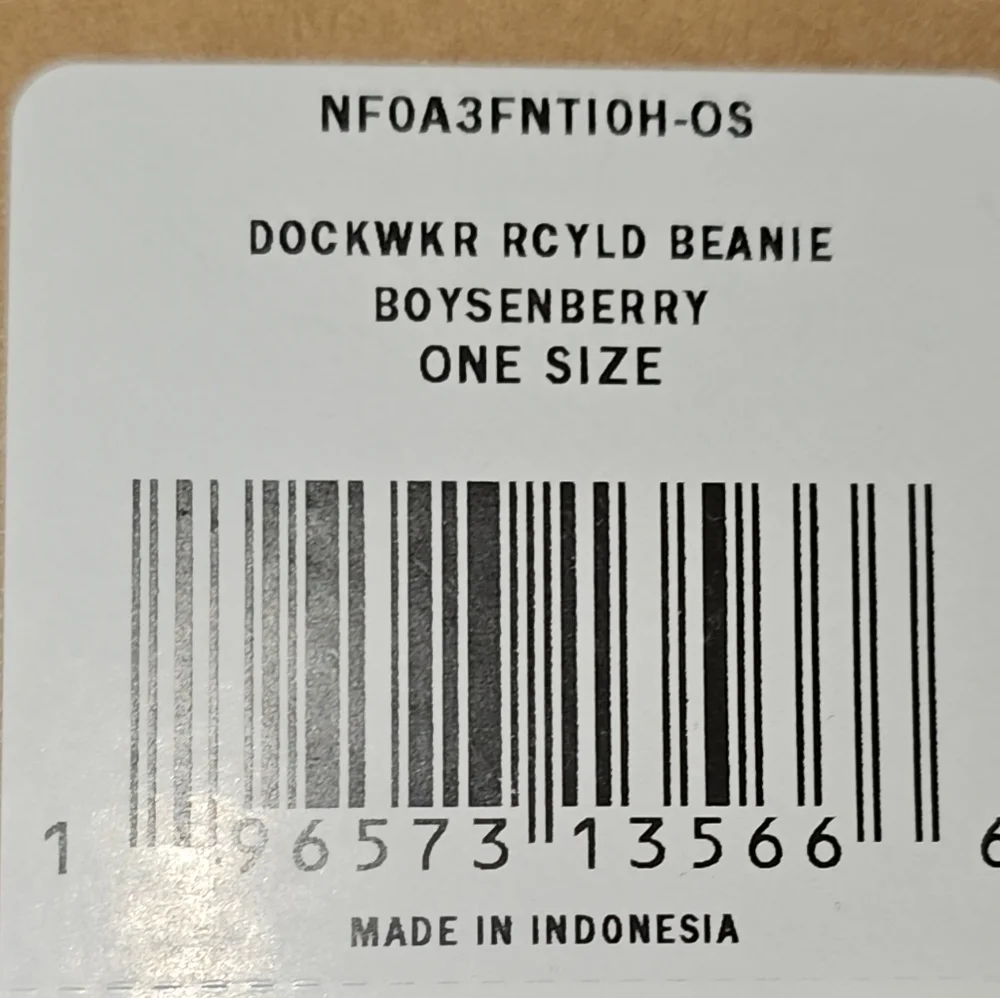 The North Face Dock Worker Recycled Beanie Boysenberry Winter hat